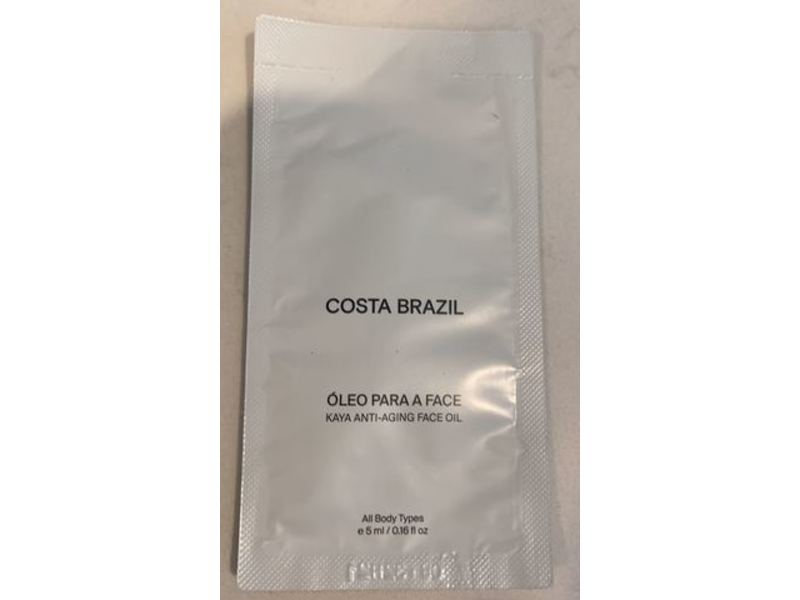 Costa Brazil Óleo Para A Face Kaya Anti-Aging face Oil, 0.16 fl oz/0.5 ml