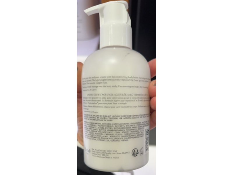 Fresh Sugar Lemon Body Lotion, Citrus & Vitamins C + E, 10 fl oz/300 mL