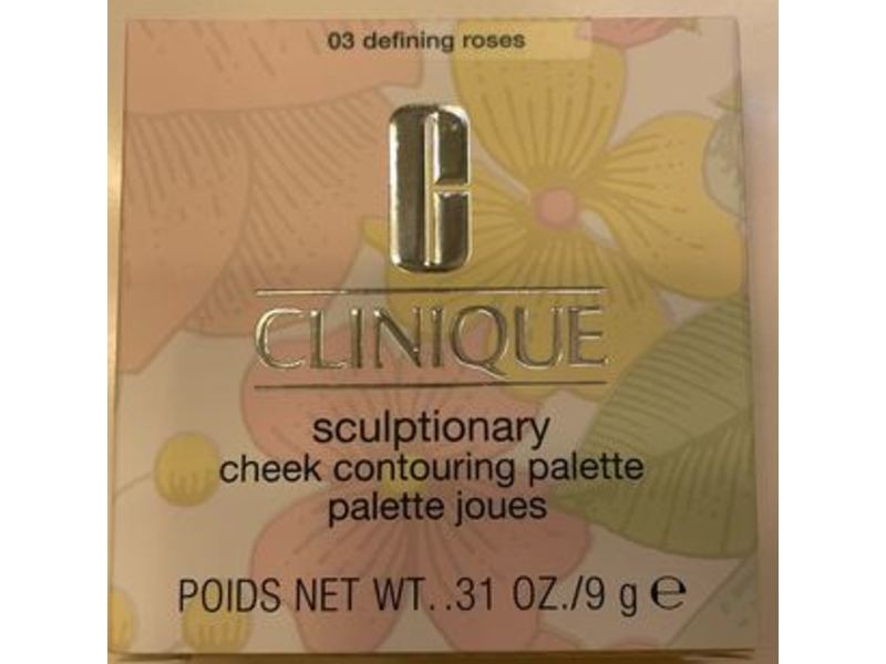 Clinique Sculptionary Cheek Contouring Palette, Defining Roses, 0.31 oz/9 g