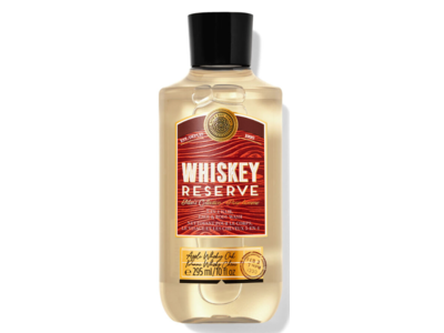 Bath & Body Works Whiskey Reserve 3 In 1 Hair + Face & Body Wash, Apple Whiskey Oak, 10 fl oz/295 mL