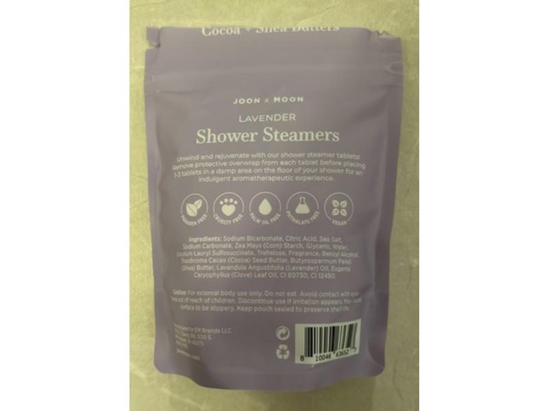 Joon X Moon Wonder Shower Steamers Tablets, Lavender, 7 oz/20 g, 3 Count