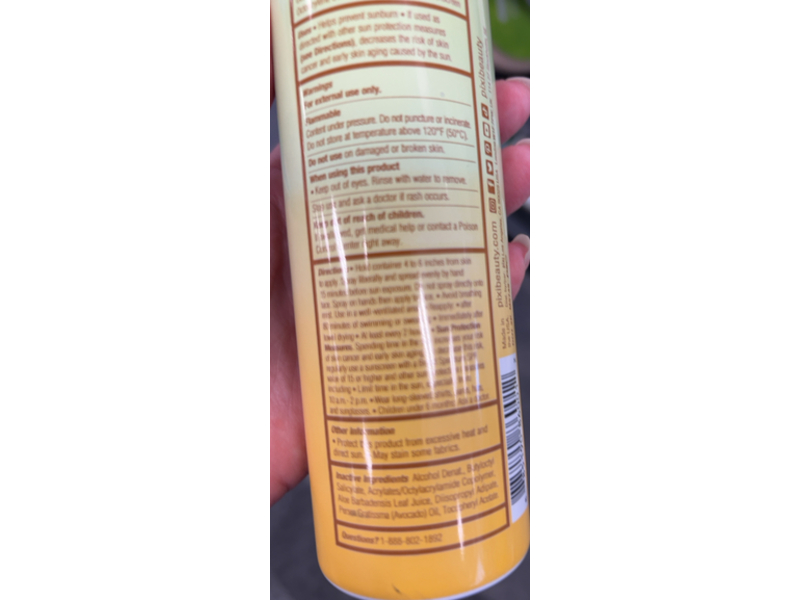 Pixi Skintreats Sun Mist, SPF 50, 6 fl oz/170 g