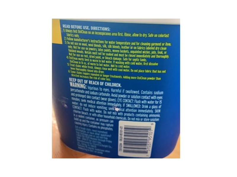 OxiClean Versatile Stain Remover Free, 1.37 kg