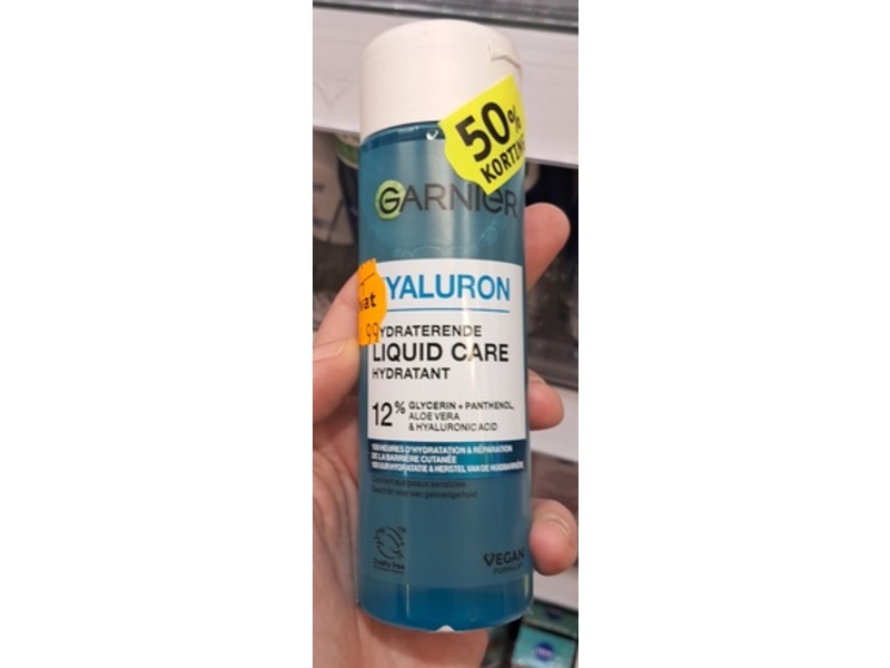 Garnier Skinactive Hyaluron Barrier Repair Liquid Care, 125% Glycerin + Pathenol, 120 mL