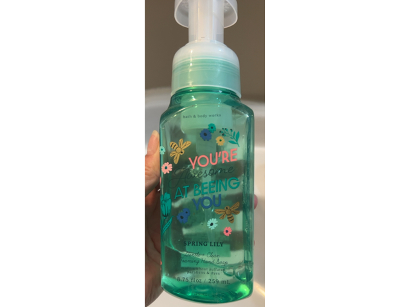 Bath & Body Works You're Awesome At Beeing You, Foaming Hand Soap, Spring Lily, 8.75 fl oz/259 mL