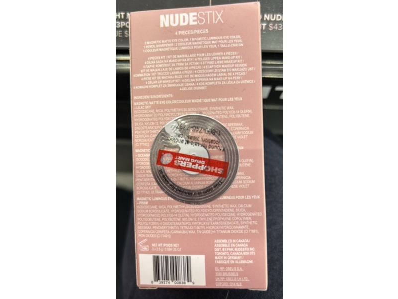 Nudestix Eyeshadow Mini Kit, Dreamy Easy Eyes, 0.088 oz/2.5 g, Pack Of 3