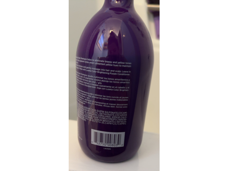 Luseta Color Brightening Purple Shampoo, 16.9 fl oz/500 mL