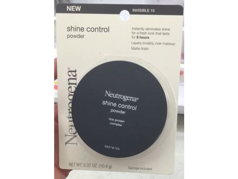 Neutrogena Shine Control Powder Invisible 10, 0.37 oz/10.4 g