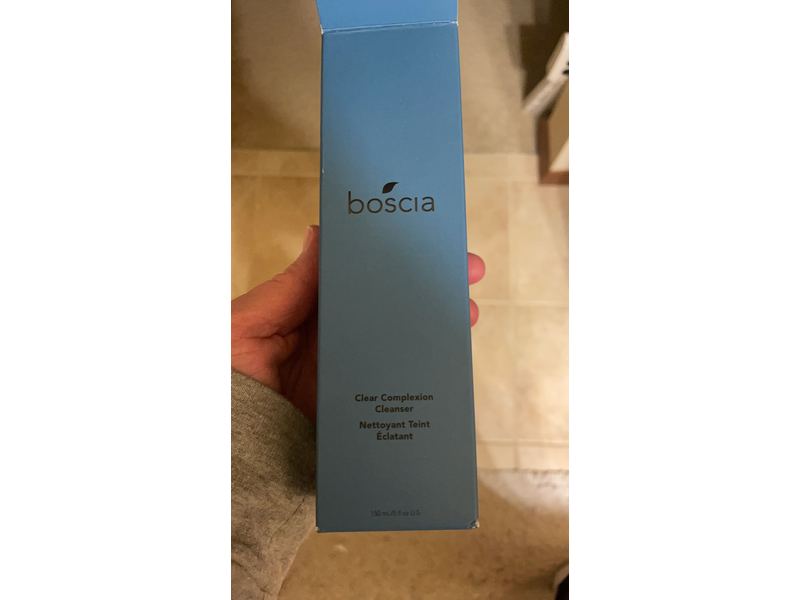boscia Clear Complexion Cleanser - Vegan Cruelty-Free Daily Face Wash & Pore Minimizer, Natural Clean Skincare. Acne & Blackhead Remover, 5 fl oz