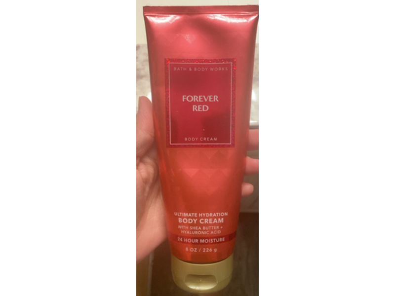 Bath & Body Works Ultimate Hydration Body Cream, Forever Red, 8 oz