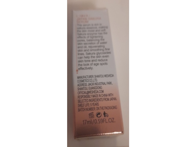 Laikou Japan Sakura Serum, 0.59 oz/17 mL