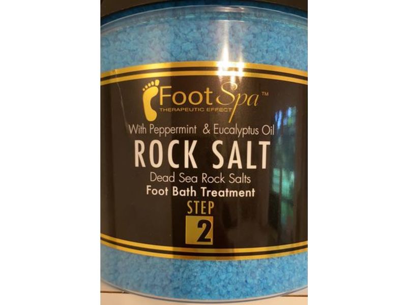 Foot Spa Deep Sea Rock Salt, Peppermint & Eucalyptus, 42 fl oz/1.191 g