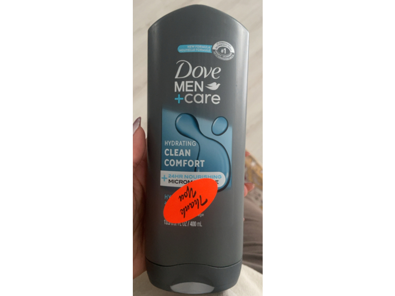 Dove Men +Care Body & Face Wash, Clean Comfort, 13.5 fl oz/400 mL