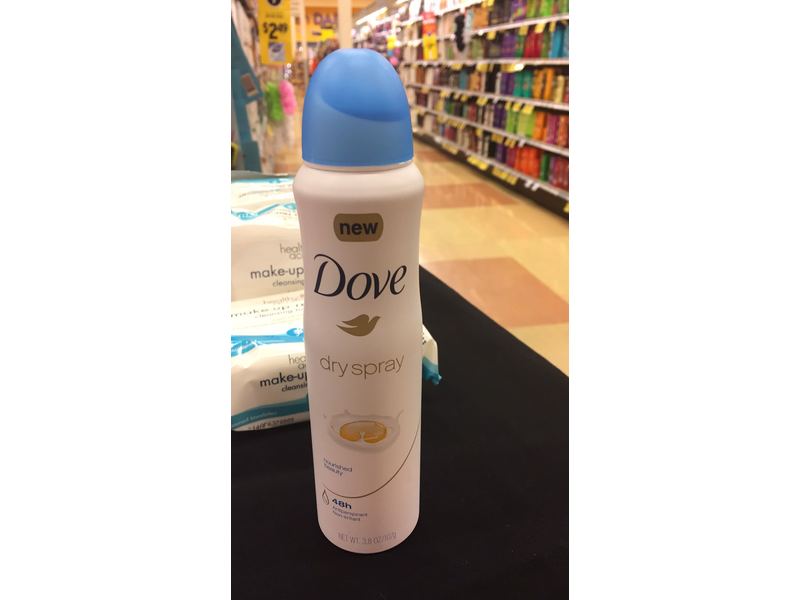 Dove Dry Spray Antiperspirant, Nourished Beauty, 3.80 oz/107 g