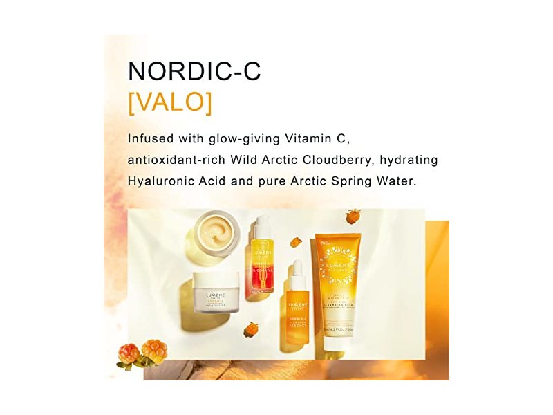 Lumene Nordic-C Skin Glow Renew Night Serum, 1.0 floz/30 mL
