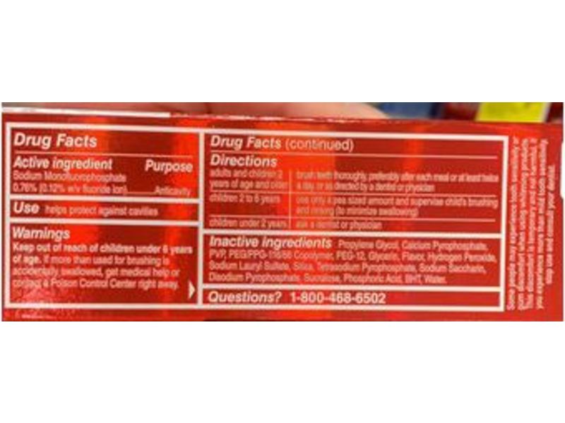 Colgate Optic White Advanced Whitening Toothpaste, Sparkling White, 3.2 oz/90 g, Pack Of 3