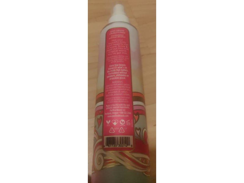 Pacifica Beauty Perfumed Hair & Body Mist, Island Vanilla, 6 fl oz/177 mL