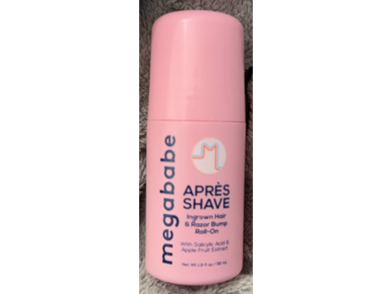 Megababe Apres Shave Ingrown Hair & Razor Bump Roll-On, 1.9 fl oz/56 mL
