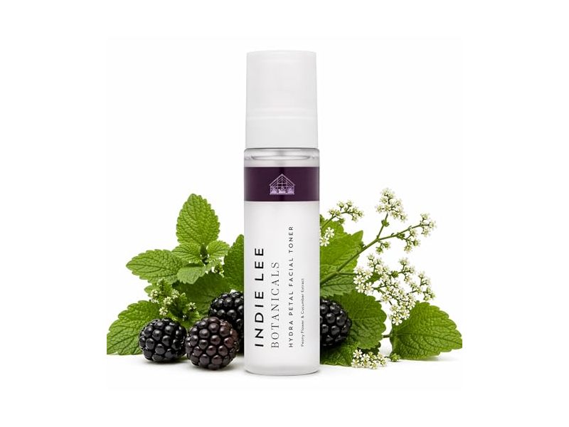 Indie Lee Botanicals Hydra Pedal Facial Toner, Peony Flower & Cucumber Extract, 4 fl oz/118 mL
