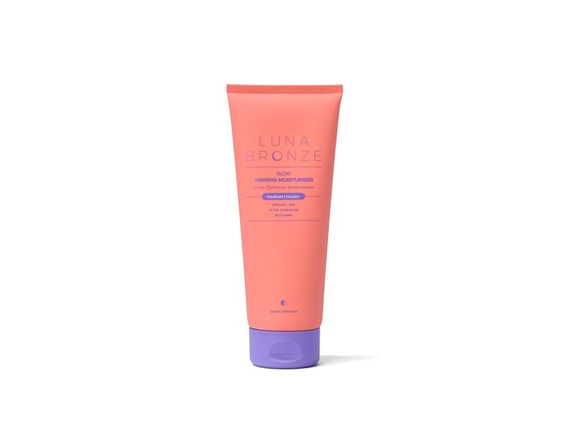 Luna Bronze Glow Tanning Moisturizer, Medium, 6.8 fl oz/200 mL