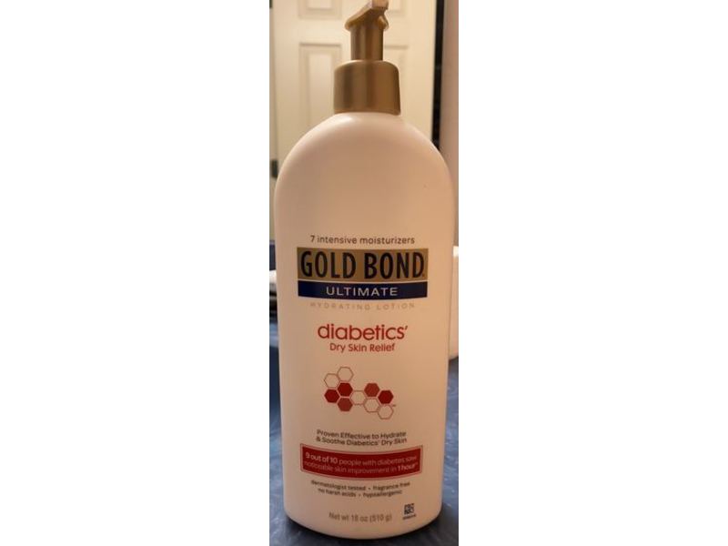 Gold Bond Ultimate Hydrating Lotion, Diabetics Dry Skin Relief, 18 fl oz/510 g