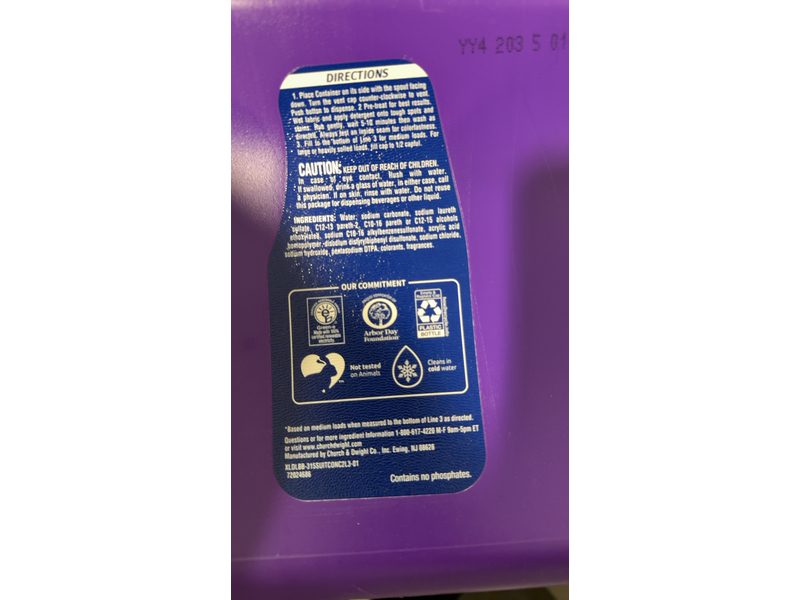 Xtra Liquid Laundry Detergent, Tropical Passion, 260 Loads, 312 fl oz/9.22 L