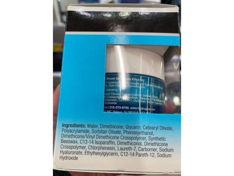 Neutrogena Hydro Boost Gel-Cream, Extra-Dry, 1.7 oz/48 g