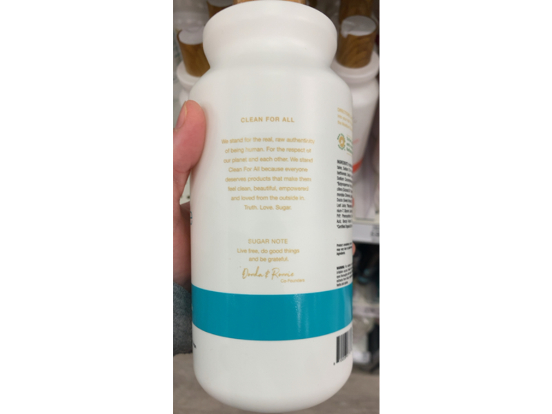 Raw Sugar Moisture Smoothie Shampoo, Coconut + Agave + Sweet Almond Milk, 30 fl oz/887 mL