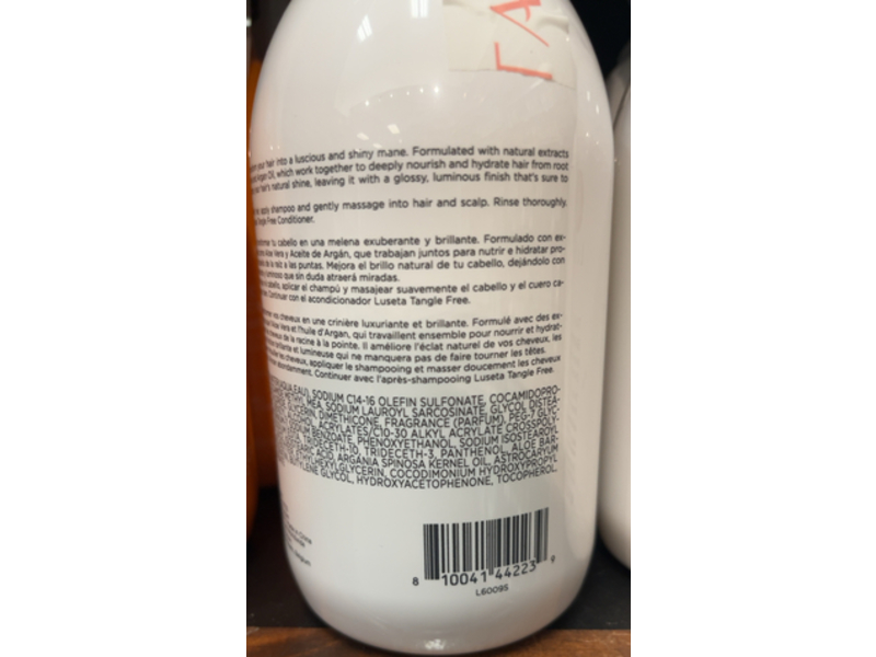 Luseta Tangle Free Shampoo, 16.9 fl oz/500 mL