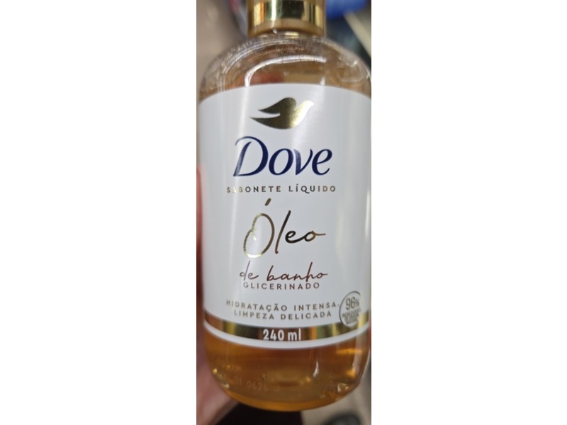 Dove Intense Hydration & Gentle Cleansing Bath Oil, 240 mL