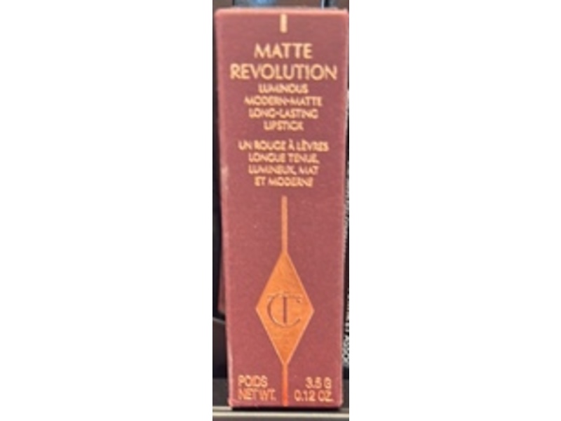 Charlotte Tilbury Matte Revolution Lipstick, Walk Of No Shame, 0.12 fl oz/3.5 g