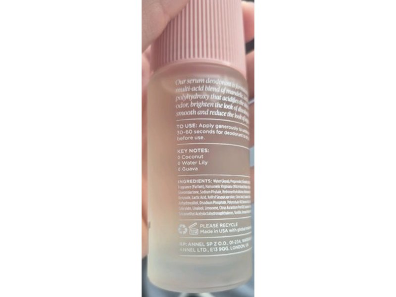 Saltair Serum Deodorant, Coral Coast, 1.70 fl oz/50 mL, Pack Of 2