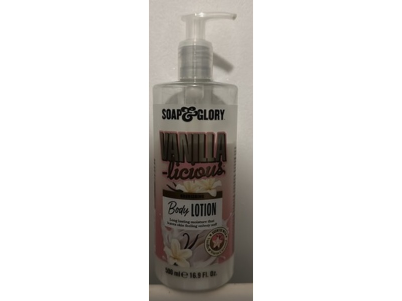 Soap & Glory Vanilla Licious Body Lotion, 16.9 fl oz/500 mL
