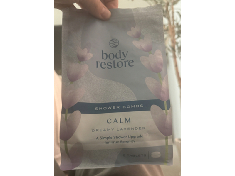 Body Restore Calm Shower Bombs, Dreamy Lavender, 15 Count