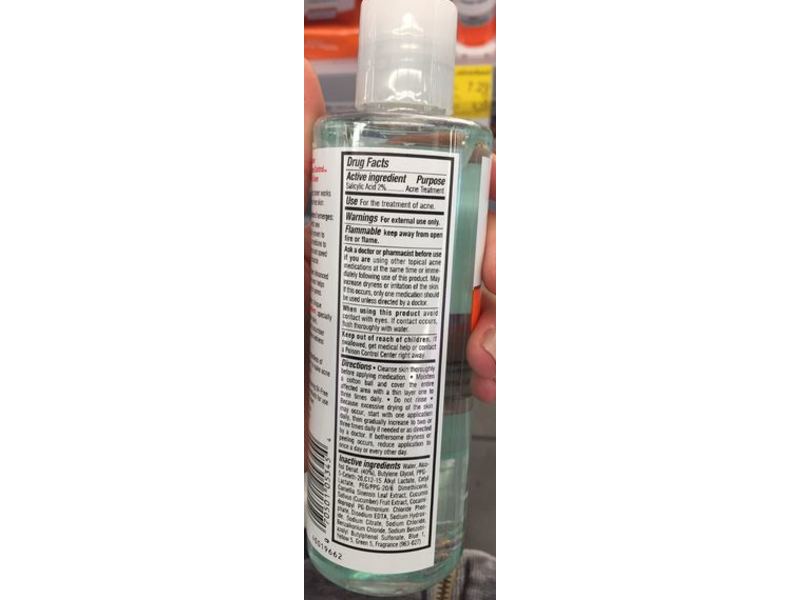 Neutrogena Oil Free Acne Stress Control Triple Action Toner, 8 fl oz/237 mL