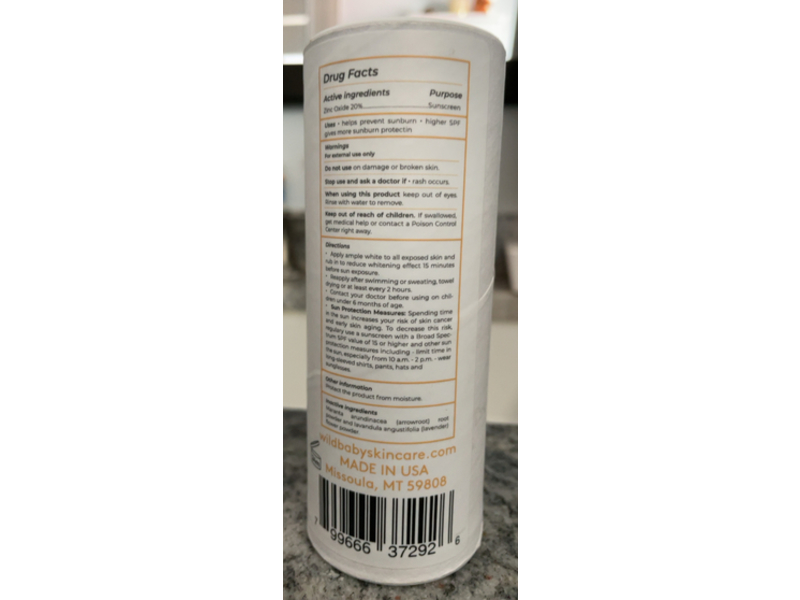 Wild Baby Sunscreen Powder, SPF 30