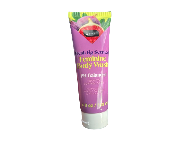 b-Pure Feminine Body Wash, Fresh Fig Scented, 4 fl oz/118 mL