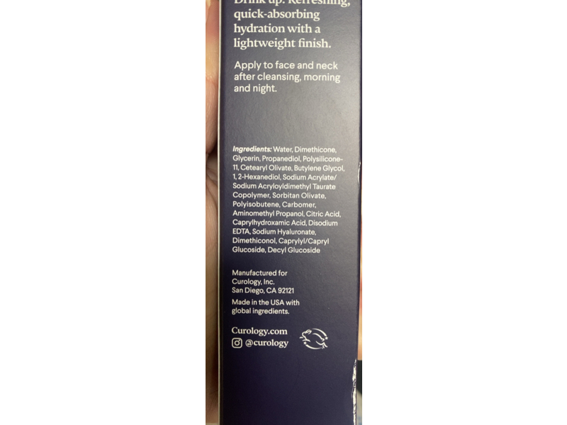 Curology Gel Face Moisturizer, 1.7 fl oz/50 mL