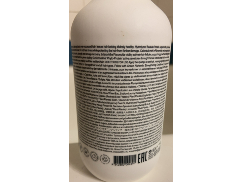 Grown Alchemist Strengthening Shampoo, 16.90 fl oz
