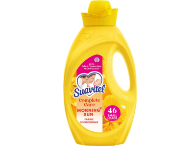 Suavitel Complete Liquid Fabric Softener, Morning Sun, Loads 46, 46 fl oz/1.36 L