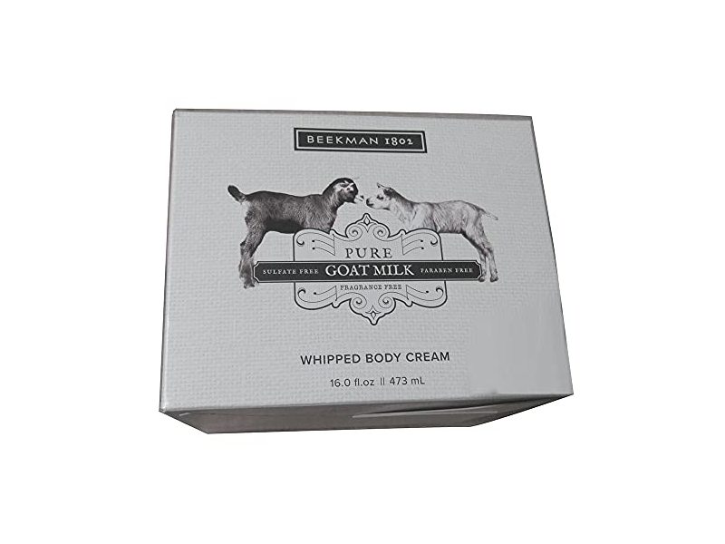 Beekman 1802 Pure Goat Milk Whipped Body Cream, 16 fl oz/473 mL