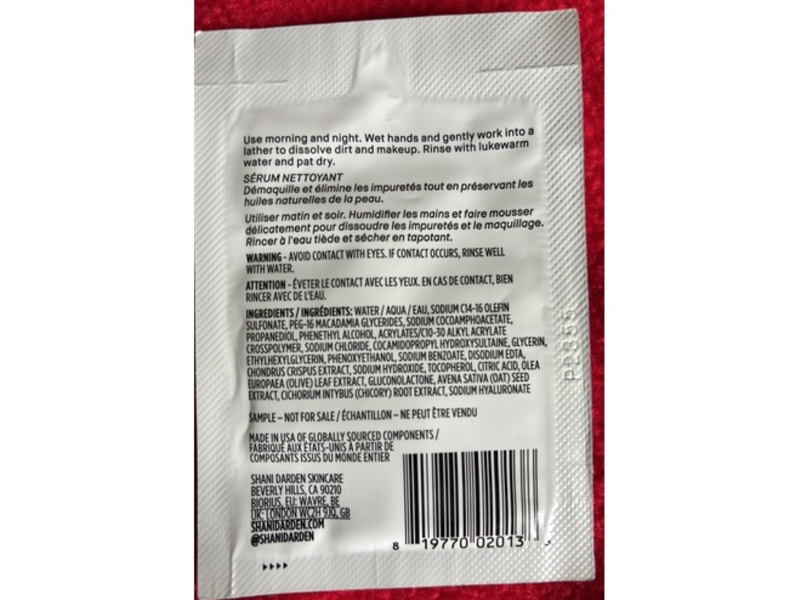 Shani Darden Cleansing Serum, 0.06 fl oz/2 mL