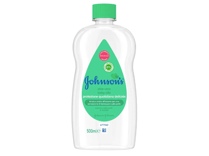 Johnson's Baby Oil, Aloe Vera, 500 mL
