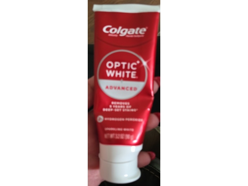 Colgate Optic White Advanced Toothpaste, Sparkling White, 3.2 oz/90 g, Pack Of 3