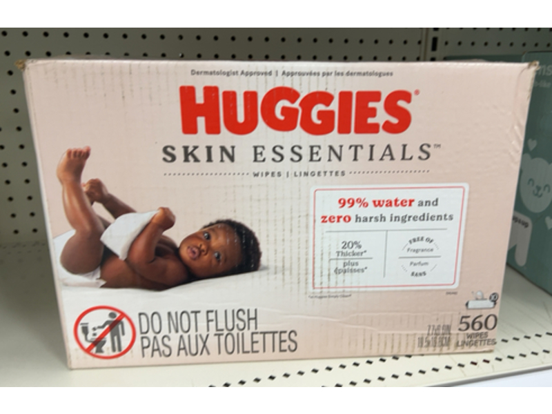 Huggies Skin Essentials Baby Wipes, 560 Count