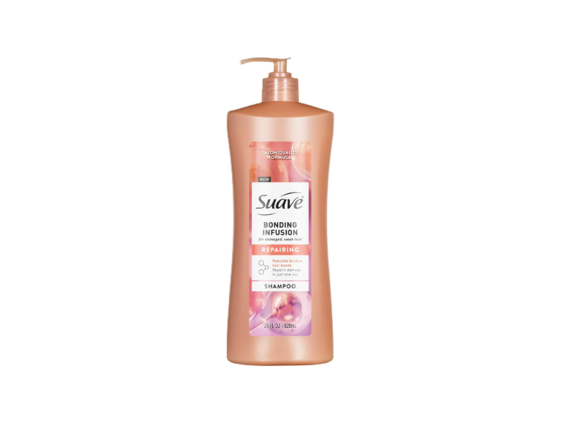 Suave Bonding Infusion Repairing Shampoo, 28 fl oz/828 mL, Pack Of 4