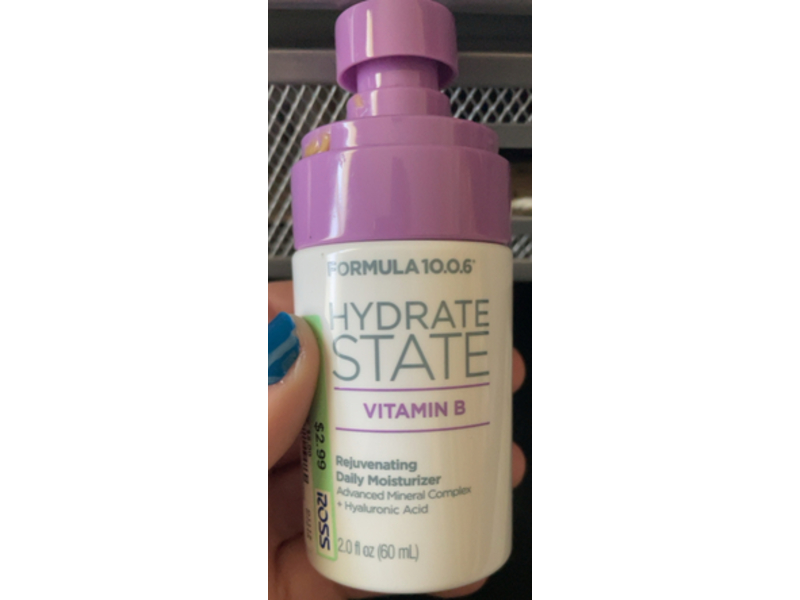 Formula 10.0.6 Hydrate State Vitamin B Rejuvenating Daily Moisturizer, 2 fl oz/60 mL
