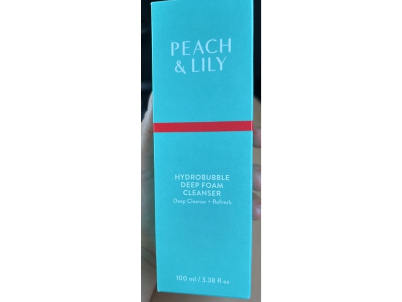 Peach & Lily Hydrobubble Deep Foam Cleanser, 3.38 fl oz/100 mL