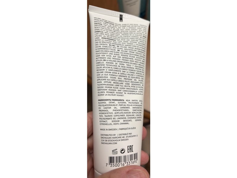 Sachajuan Volume Cream, 4.2 fl oz/125 mL