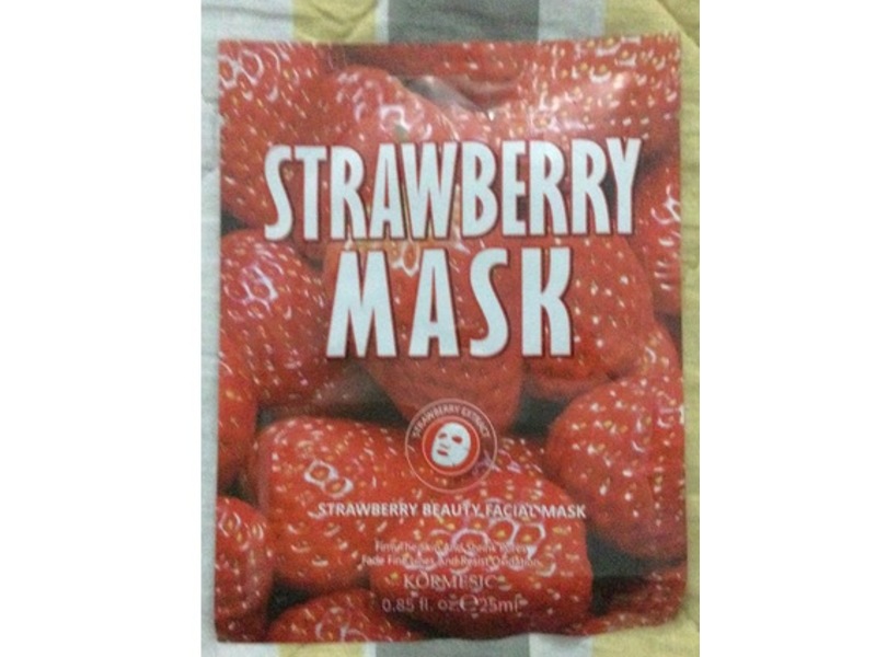 Kormesic Facial Mask, Strawberry, 0.85 fl oz/25 mL